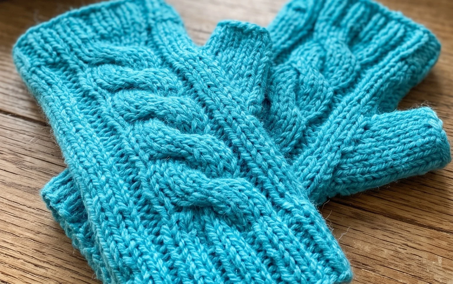 Fancy Fingerless Gloves Free Knitting Pattern - Knitting Pattern