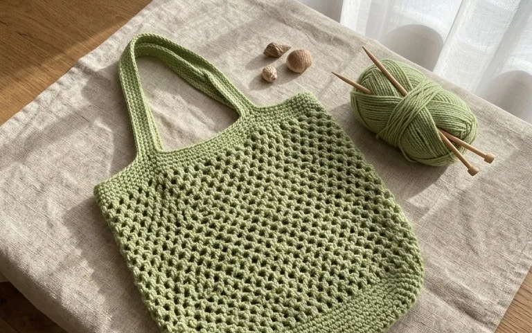 Easy Market Bag Crochet Pattern: Free Video Tutorial