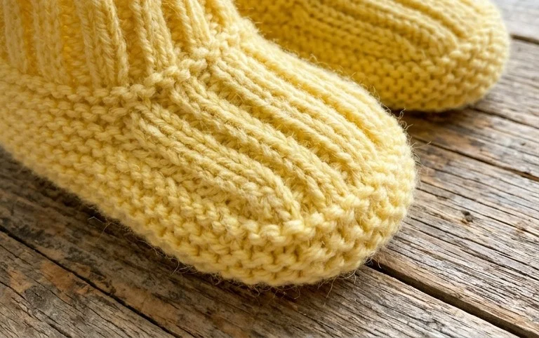 Knit Simple Baby Slippers