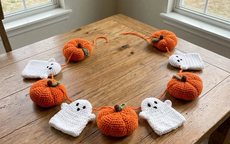 Halloween Crochet Garland Pattern: Easy Step-by-Step
