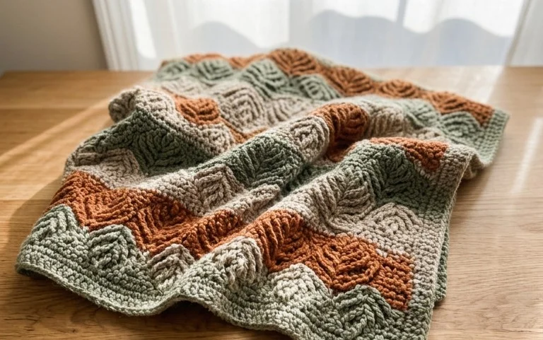 12 Easy Crochet Leaf Stitch Patterns for Cozy Blankets