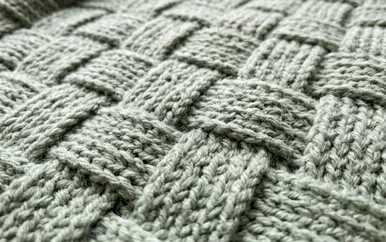 Crochet Basket Weave Blanket: A Timeless Textured Treasure
